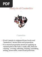 Analysis of Cosmetics (Multiple 6)