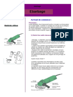 Ebarbage Meulage Matriels Utiliser A Avant de Commencer