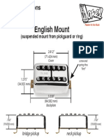 TV Jones - Pickup Dimensions English