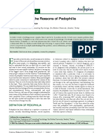 Understanding The Reasons of Pedophilia