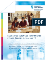 Guide de L'etudiant Sciences Infirmieres