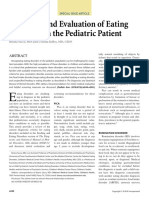 Diagnosis and Evaluation of Eating Disorders in The Pediatric Patient