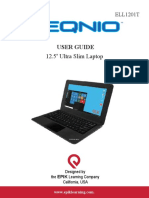 Manual For Teqnio Ultra Slim Latop 12.5