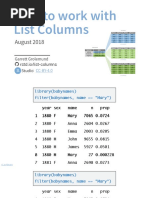 How To Work With List Columns