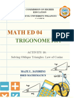 Math Ed 04: Trigonometry