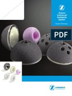 Zimmer Continuum Acetabular System: Surgical Technique