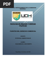 Fuentes Del Derecho Comercial