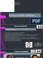 Focus On The Learner - NH