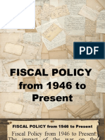 Fiscal Policy From 1946 To Present