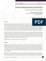 Martínez, S. D. C. B. (2020) - Gastronomía Tradicional, Alimentación y Conocimiento Local