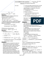 Fiche TD Suite Numérique Tle D