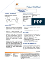 Wingstay L: Antioxidant Chemical Description Typical Properties