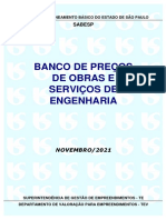 Banco de Obras e Serviços de Engenharia Nov - 21