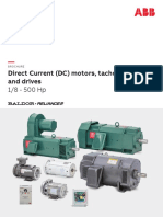 Direct Current (DC) Motors, Tachometers and Drives: Brochure