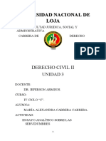 Servidumbres Derecho Civil - Ensayo