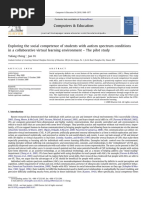 16-Exploring The Social Competence of Students With Autism Spectrum Conditions in A Collaborative Virtual Learning Environment - The Pilot Study