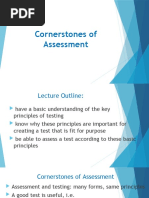 Principles of Assessment