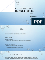 Earth Tube Heat Exchanger (ETHE) PPT Sample