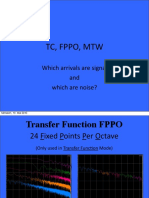 TC, Fppo, MTW: Which Arrivals Are Signal and Which Are Noise?