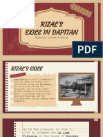 Rizal's Exile in Dapitan (Part 1)