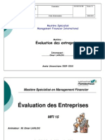 Evaluation Des Entreprises OMAR LAHLOU