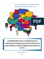 Contribuições para A Construção de Percursos Socioeducativos No Serviço de Convivência e Fortalecimento de Vínculos