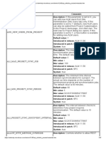 Site Parameters