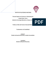 Unidad 2. Act 1. Estado de Situacion Financiera