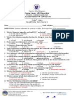 Science 7 Assessment 2Q 2nd Answer Key