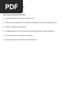 Module 2: Transmission Lines Lecture 3: Transmission Line Analysis