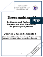 DRESSMAKING 10 - Q2 - W5 - Mod5