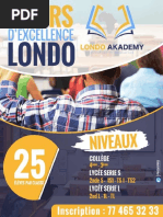 Cours D'excellence Londo - Cahier D'exercices Premiere s1