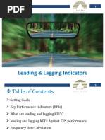 Leading and Lagging Indicators Safety Share 17-10-2021