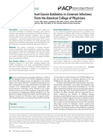 Appropriate Use of Short-Course Antibiotics in Common Infections: Best Practice Advice From The American College of Physicians