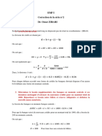 Correction de La Série 2 Économie Monétaire