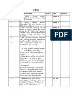 Index: S.No. Problem Statement Page No. Date Signature 10 Dec 21