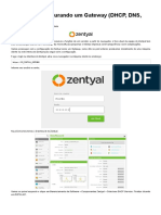 Zentyal - Configurando Um Gateway (DHCP, DNS, Proxy)