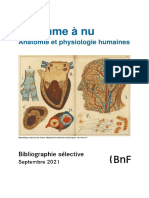 Bibliographie Anatomie - Physiologie - Sept. 2021