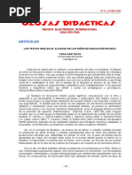 Los Textos Orales Al Alcance de Los Niños en Educación Infantil