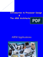 Introduction To Processor Design & The ARM Architecture