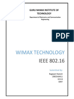 Wimax Technology: IEEE 802.16