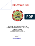 PHD Regulations Sbsssu-2021