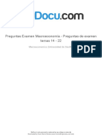 Preguntas Examen Macroeconomia Preguntas de Examen Temas 14 22