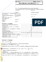 Devoir de Contrôle N°2 - Maths - Bac Economie Gest (2009-2010) Mme Rawda Abdesslem