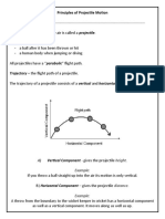 Principles of Projectile Motion Posters