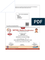 NPTEL Certificate