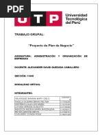 Proyecto Plan de Negocios