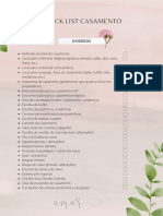 CheckList Casamento