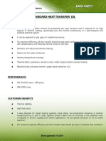 Standard Heat Transfer Oil: Data Sheet