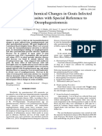 Haemato-Biochemical Changes in Goats Infected With GI Parasites With Special Reference To Oesophagostomosis